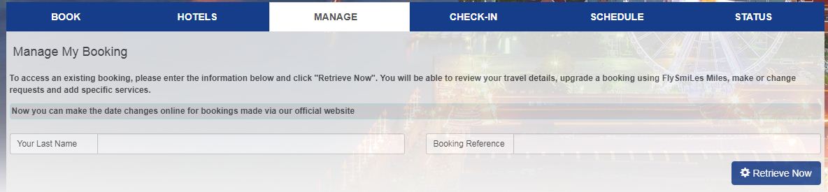 Log in to Manage my booking and enter your reservation number and the last name.
                                    Retrieve your travel details