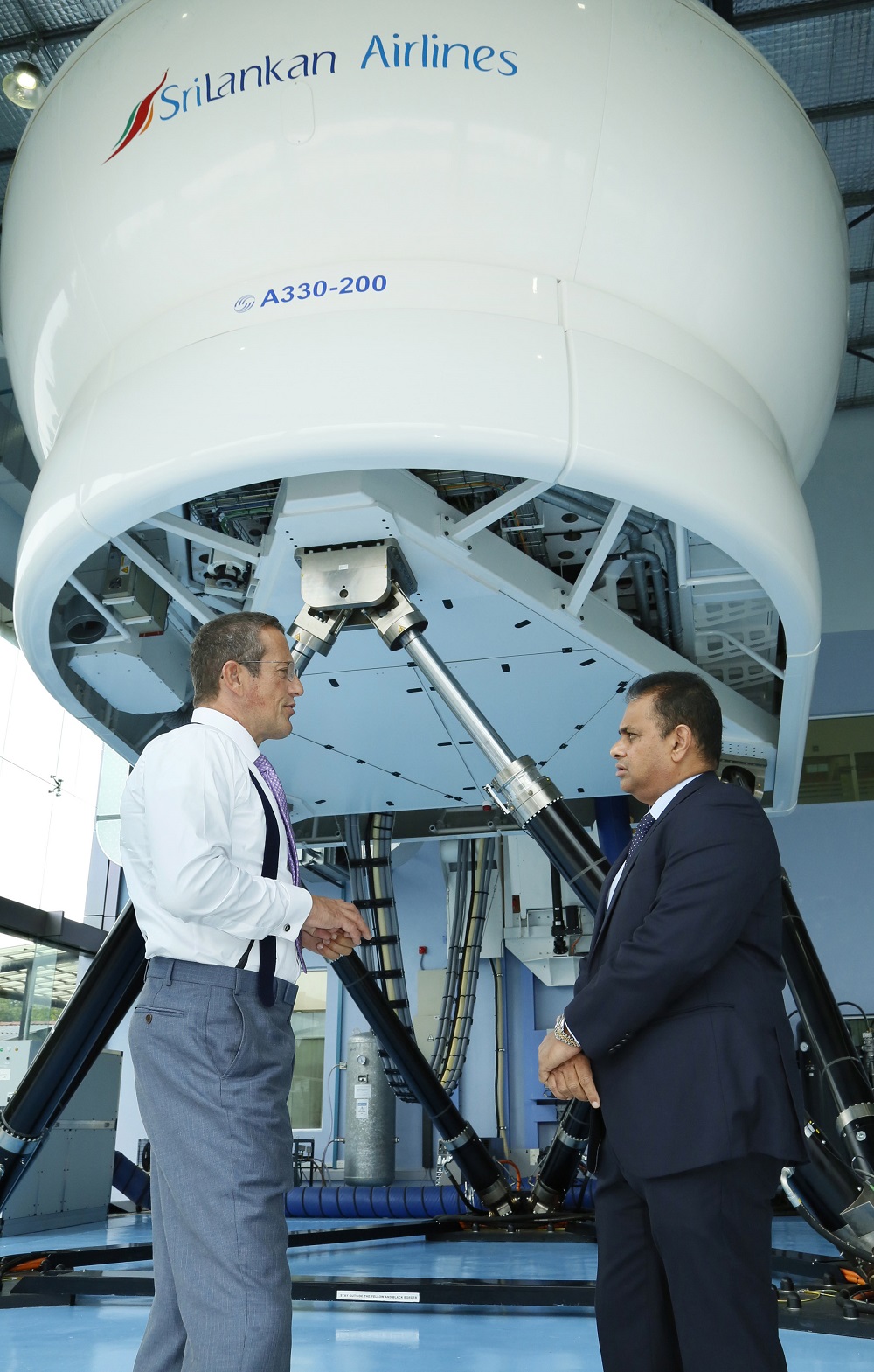 Richard Quest Visit In SriLankan Airline